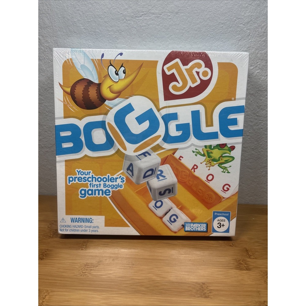 Boggle Jr Educational Preschool Words Game Parker Brothers Factory Sealed